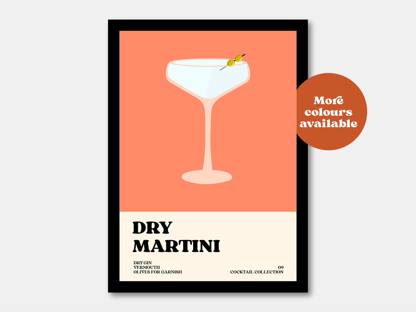 Dry Martini Cocktail Print