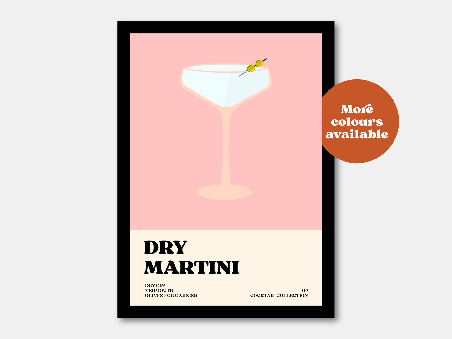 Dry Martini Cocktail Print