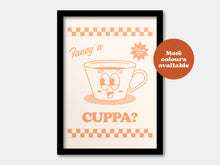 Load image into Gallery viewer, Fancy a cuppa tea coffee print
