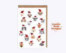 Load image into Gallery viewer, Christmas Dogs Card
