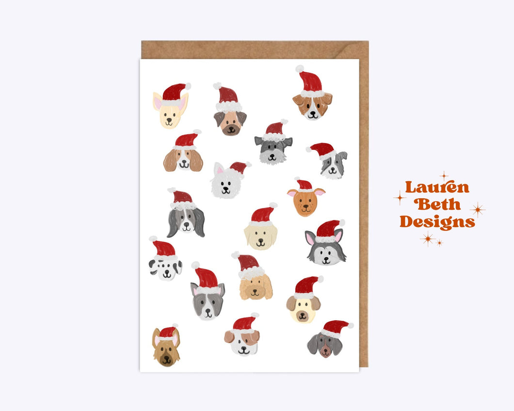 Christmas Dogs Card