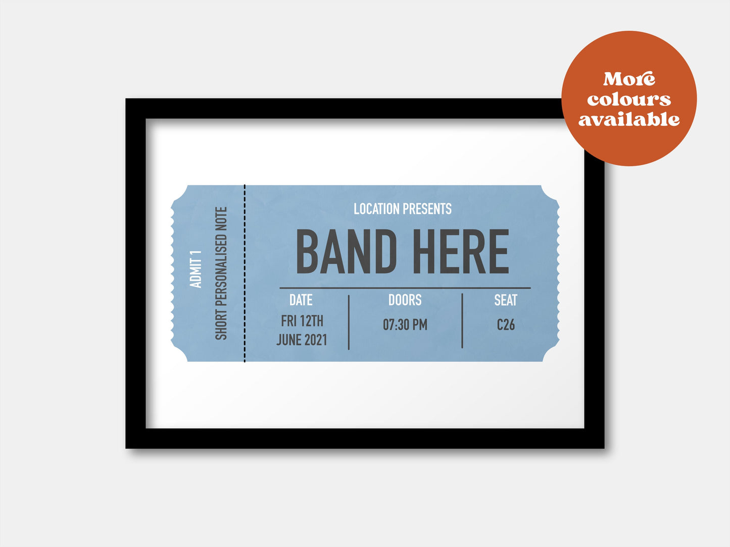 Custom Ticket Print