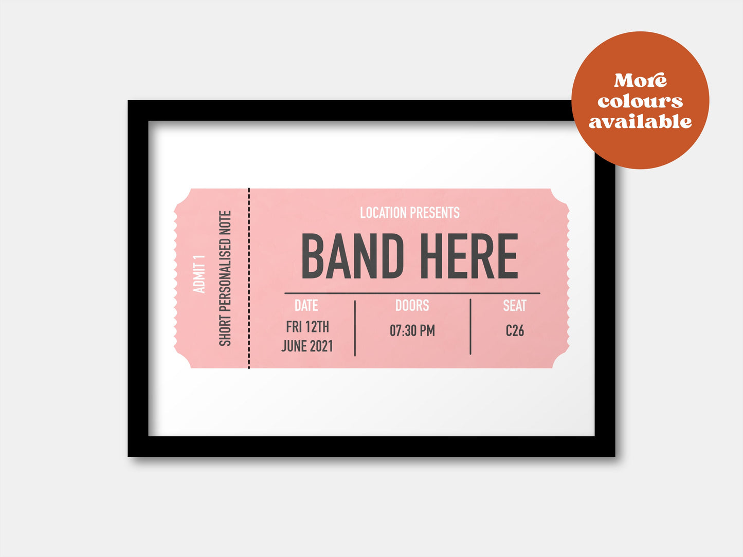 Custom Ticket Print