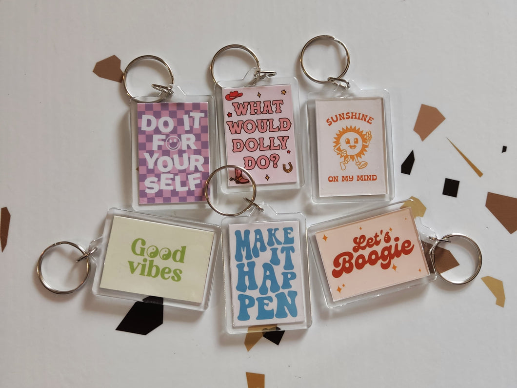 Quote Keyring