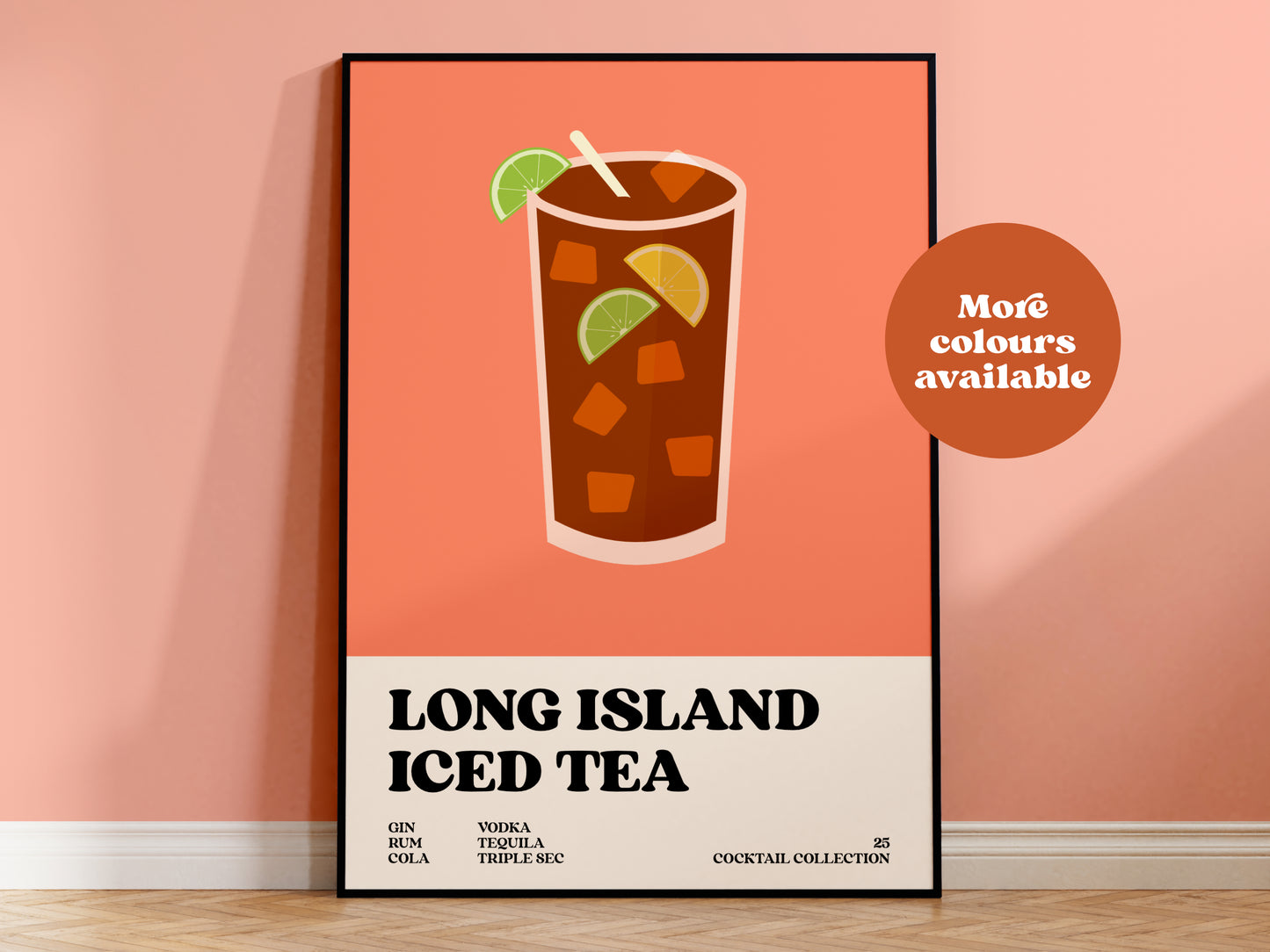 Long Island Iced Tea Cocktail Print