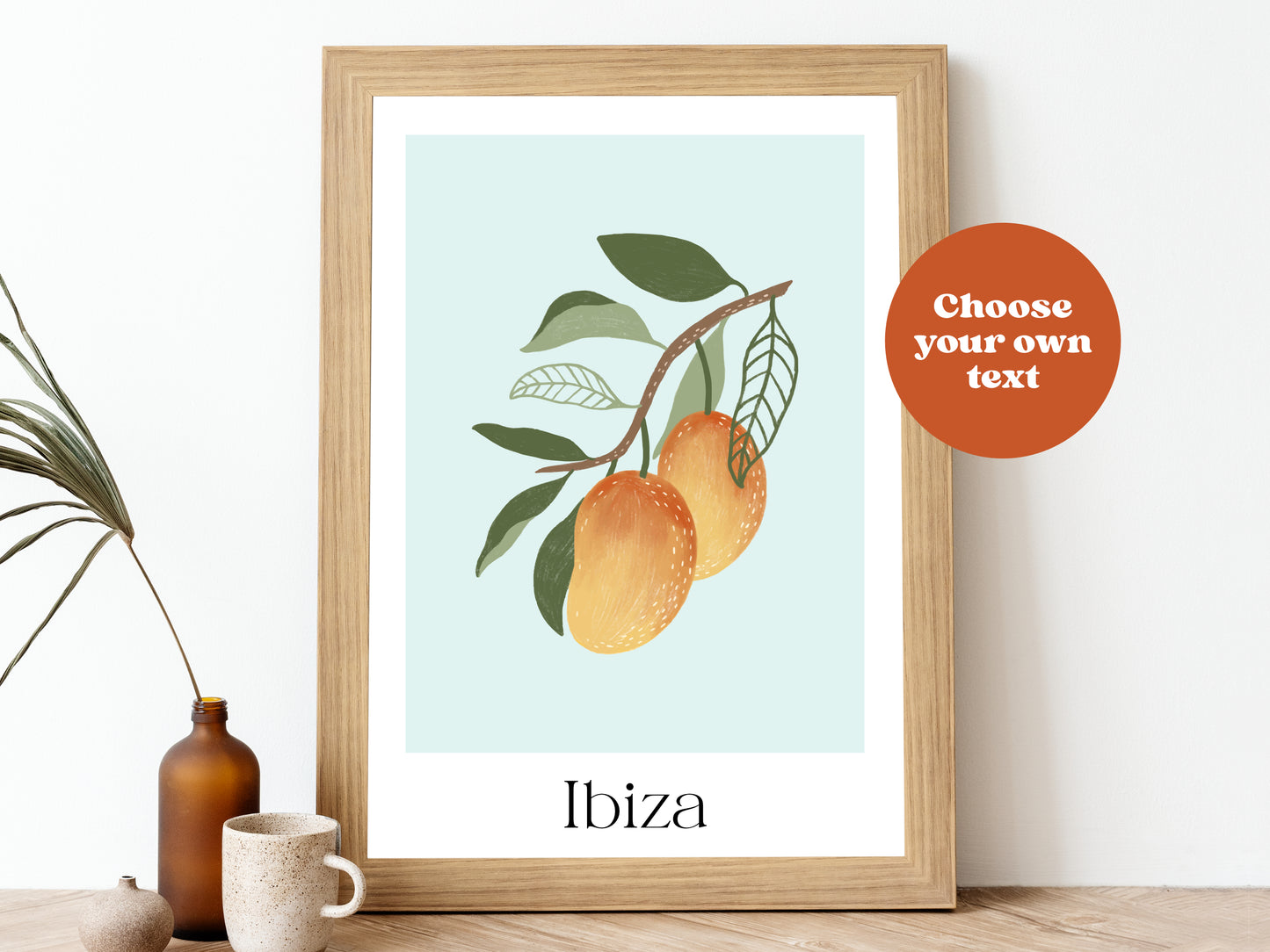 Personalised holiday print - Mango