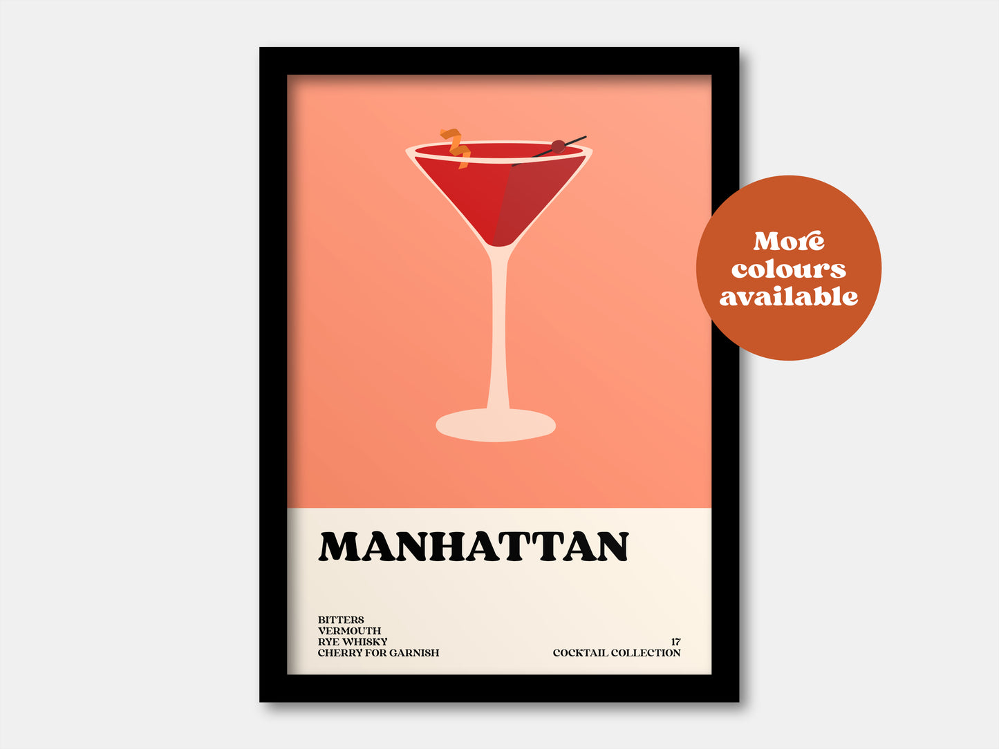 Manhattan Cocktail Print
