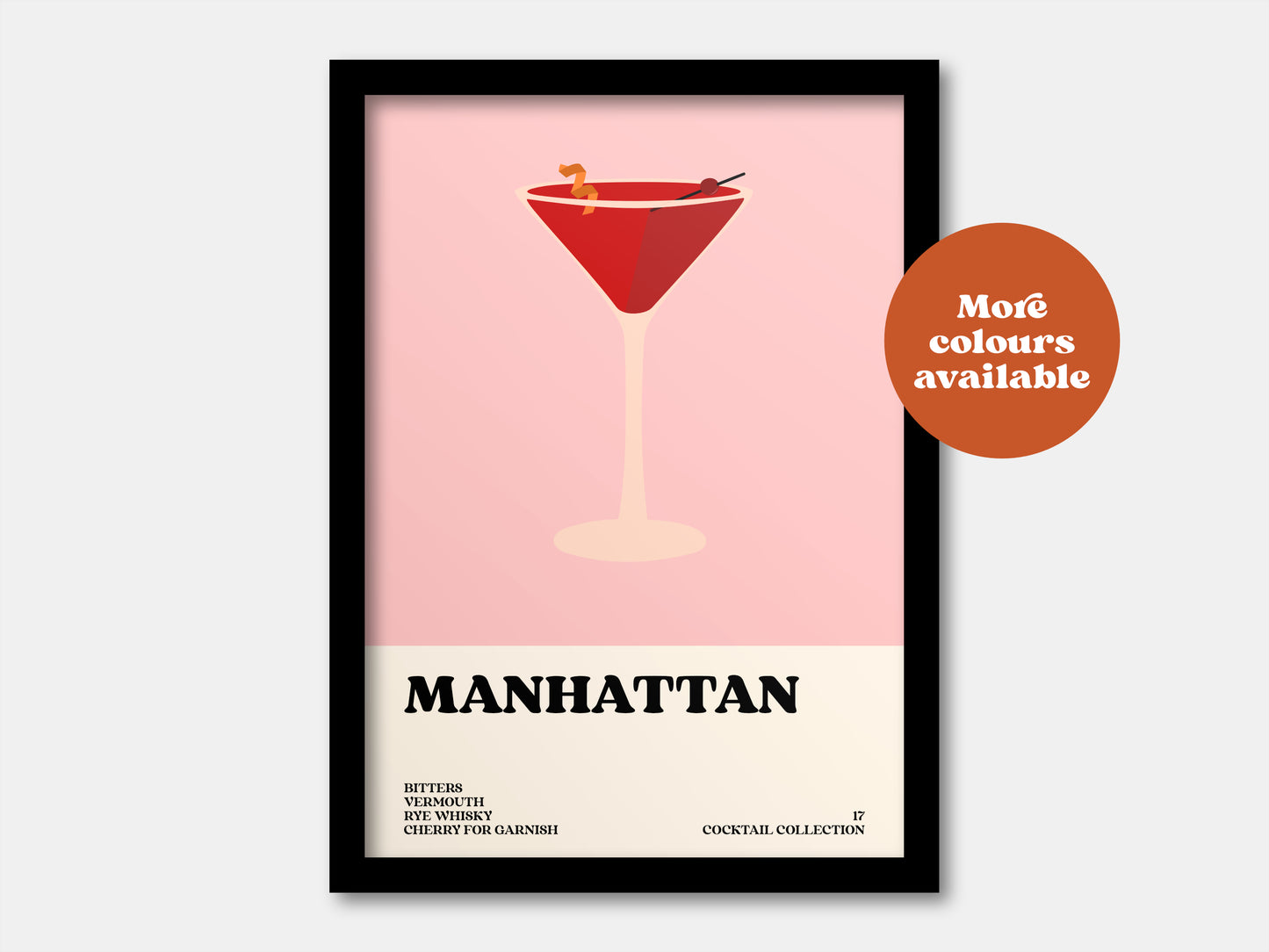 Manhattan Cocktail Print