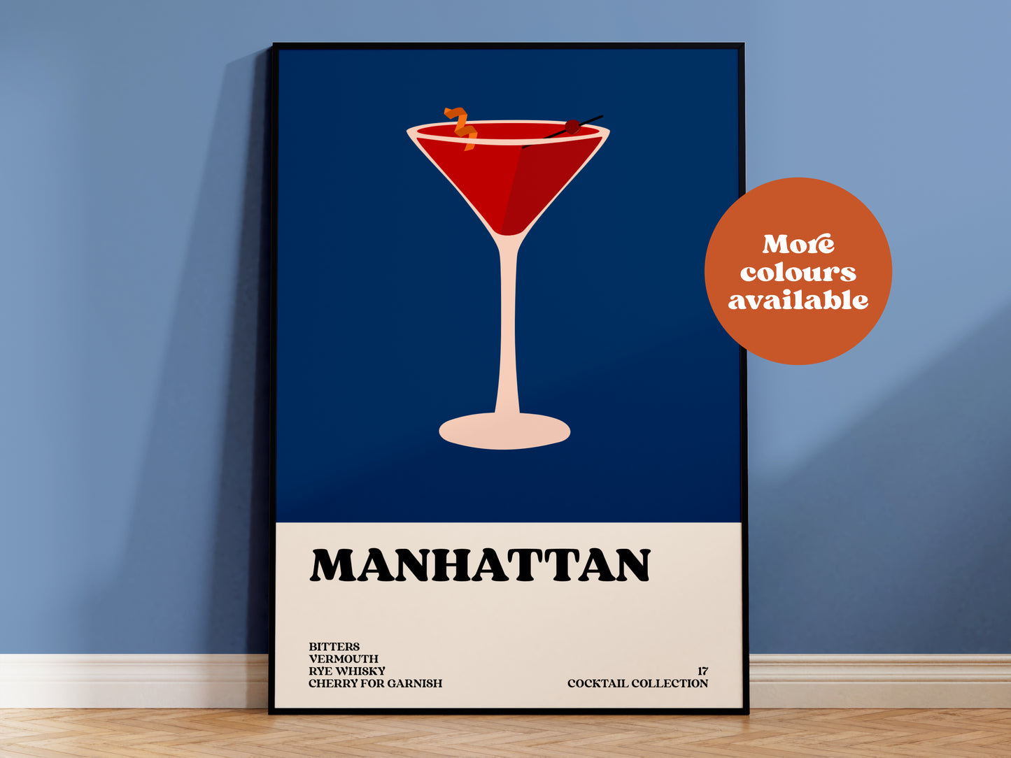 Manhattan Cocktail Print
