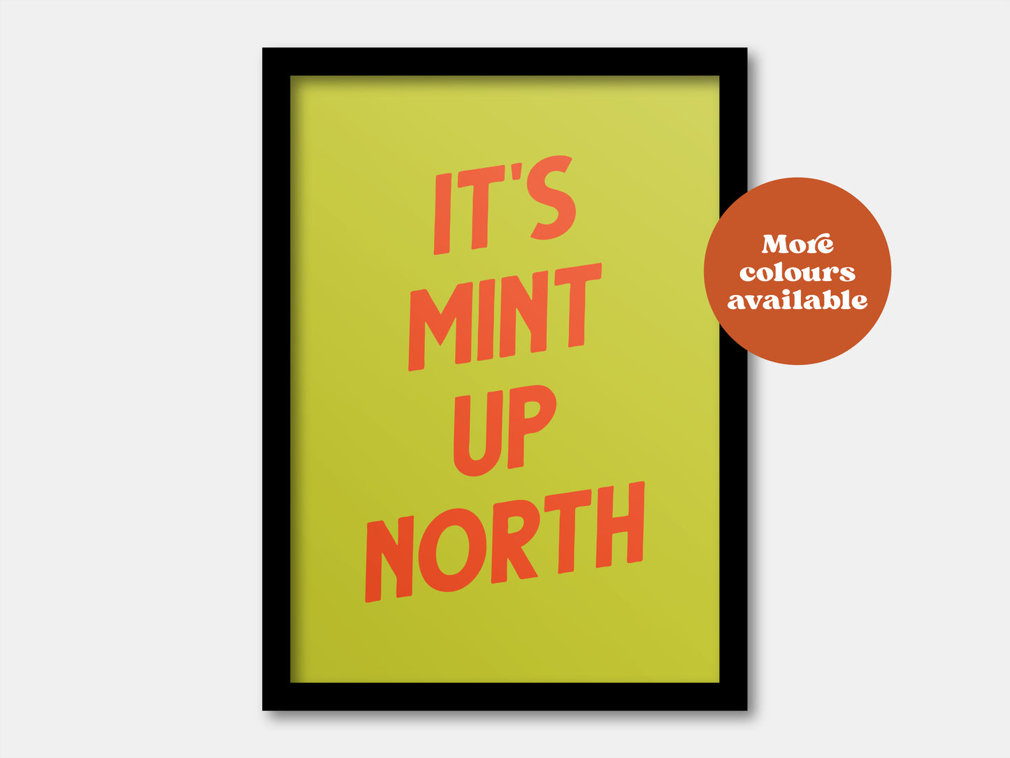 It's Mint up North Print