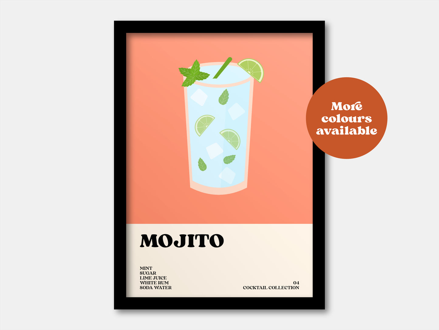 Mojito Cocktail Print
