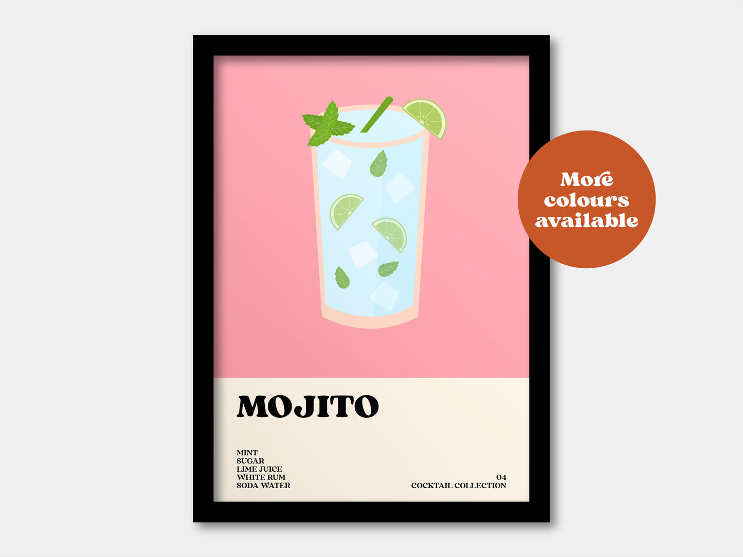 Mojito Cocktail Print