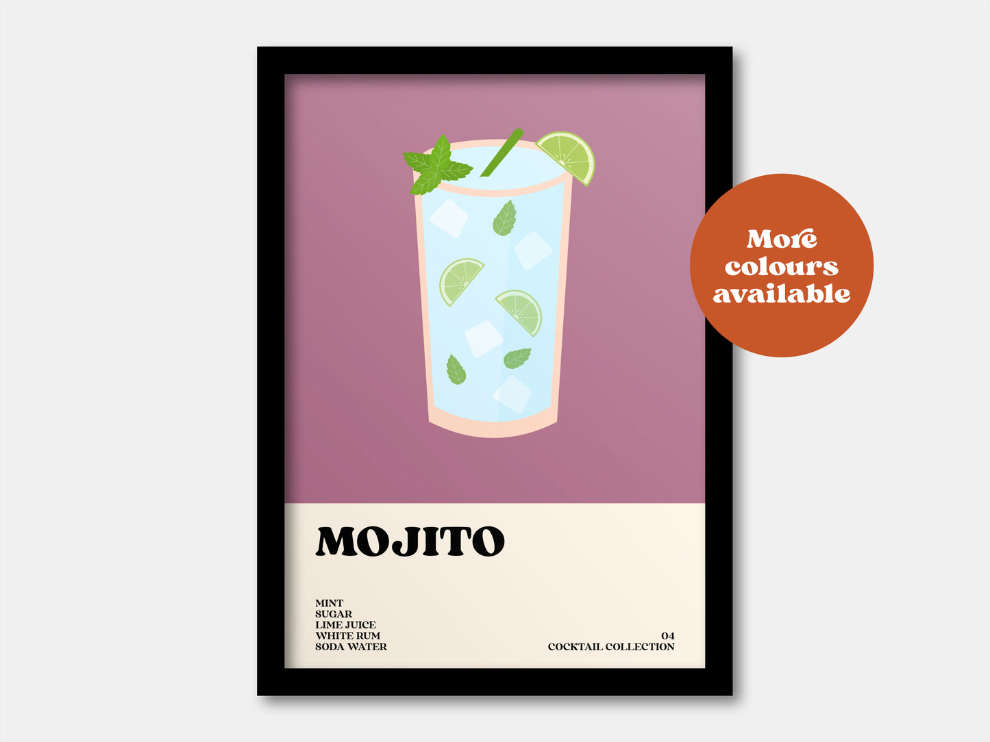 Mojito Cocktail Print