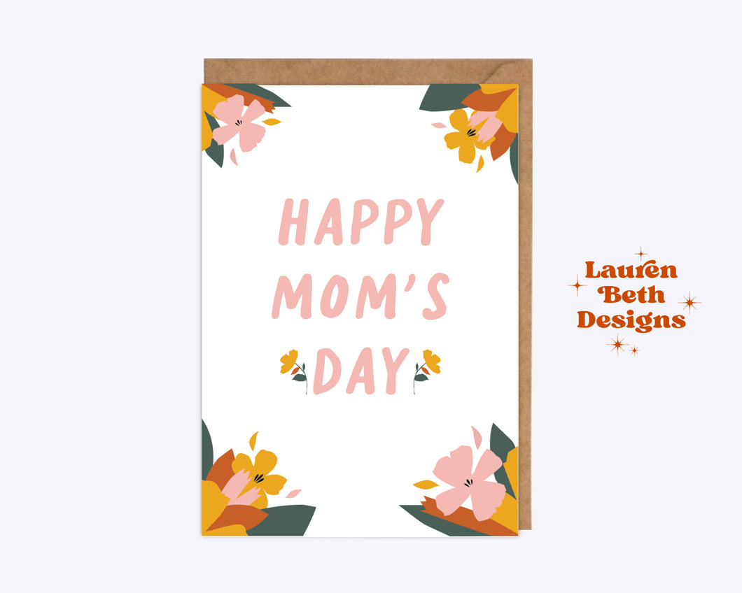 Happy mom's day card