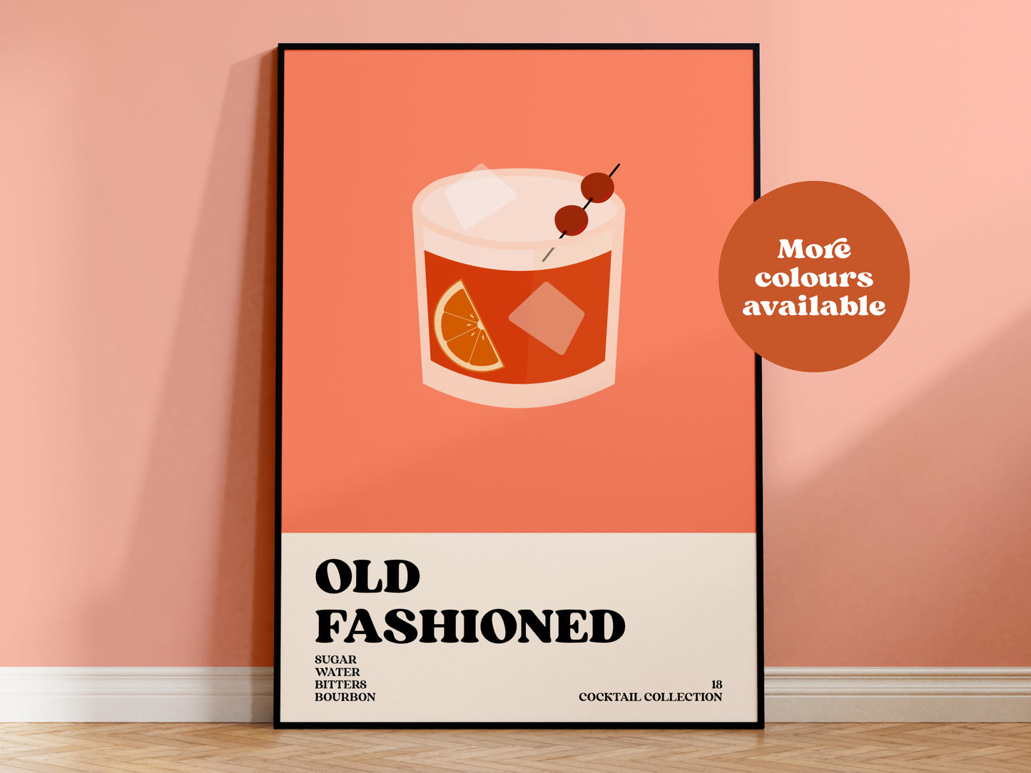 Old Fashioned Cocktail Print