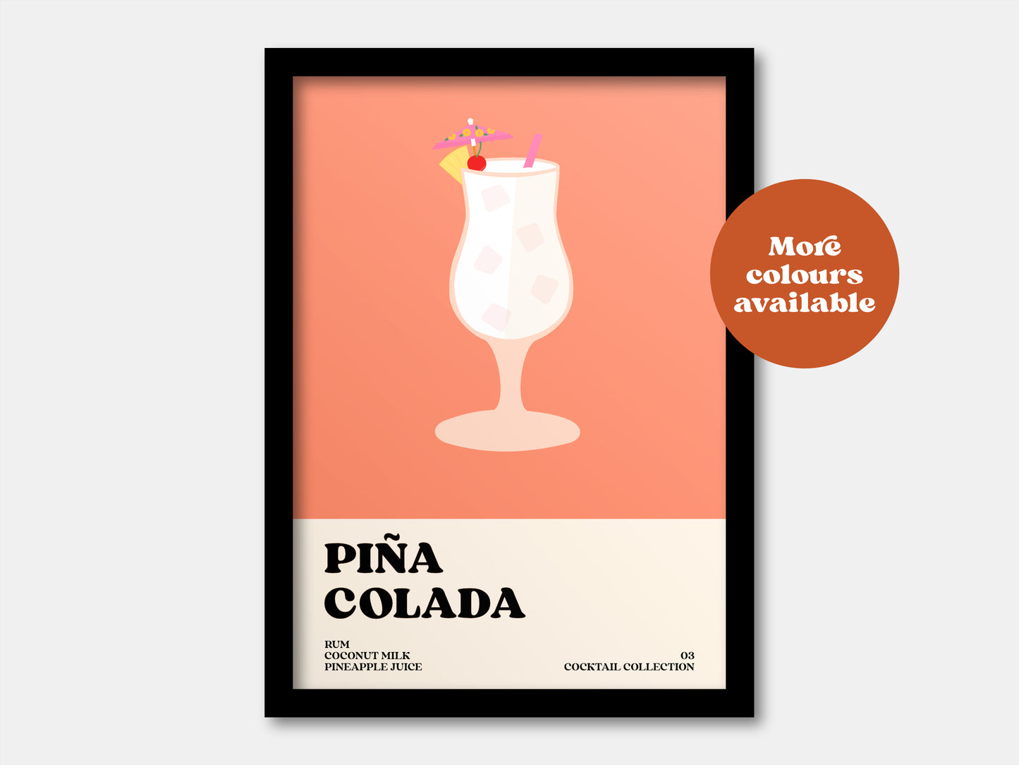 Pina Colada Cocktail Print