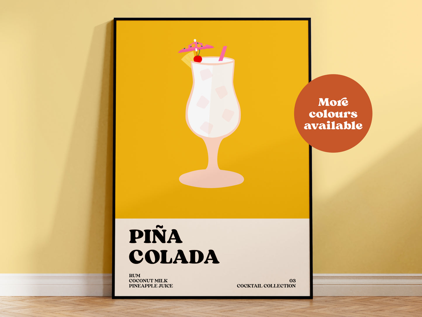 Pina Colada Cocktail Print