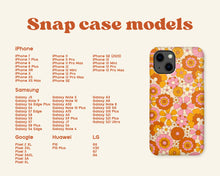 Load image into Gallery viewer, 70s flower snap phone case
