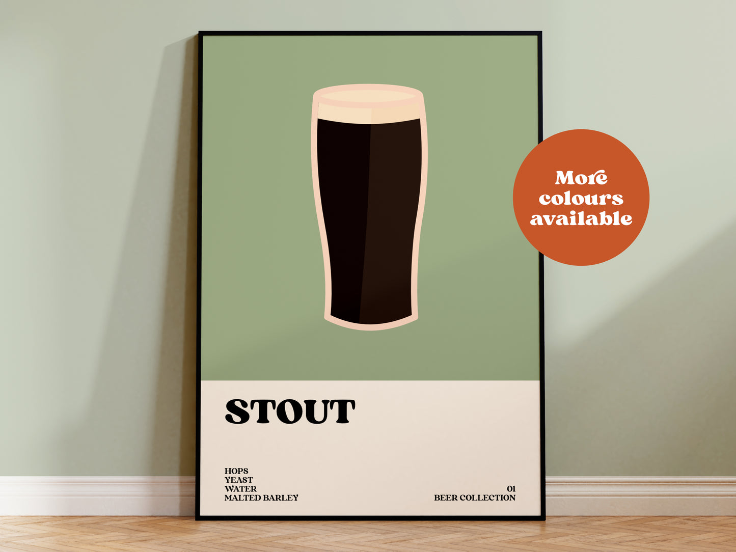 Stout Beer Print